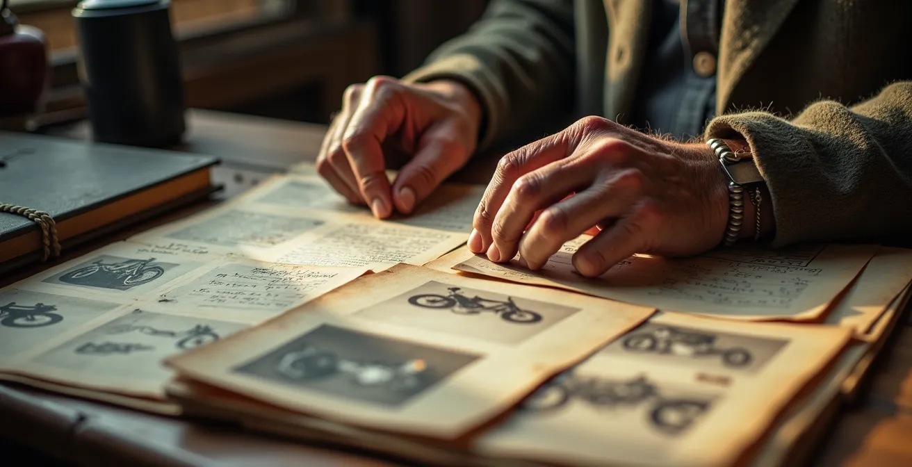 Dossier de restauración profesional con facturas y fotografías del proceso