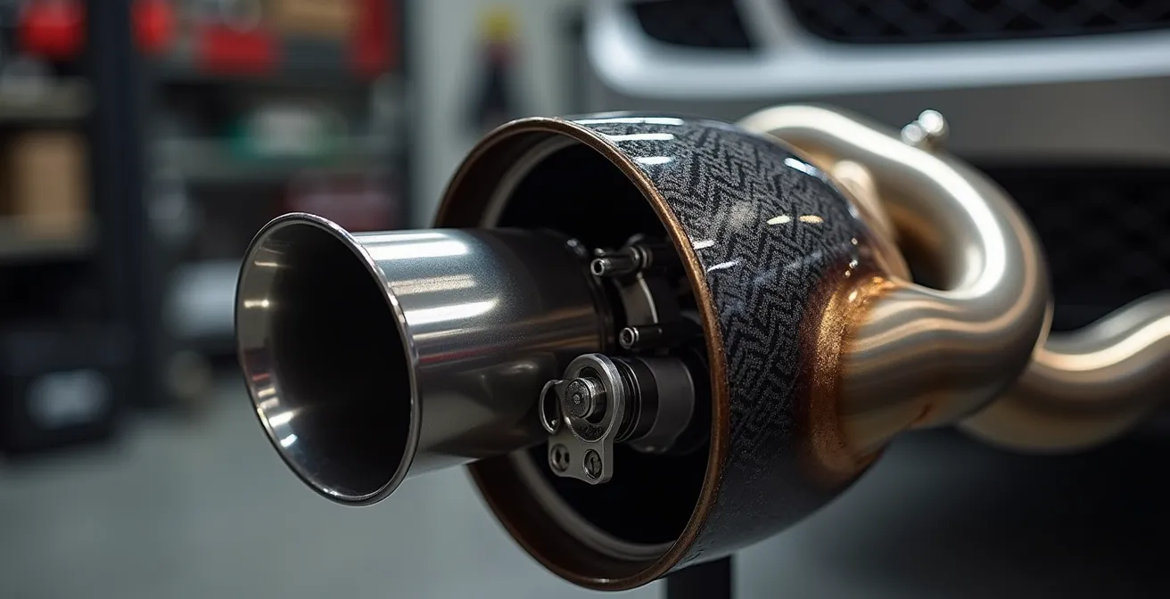 Sistema de escape deportivo con válvula de control activa para cumplir normativa Euro 5+